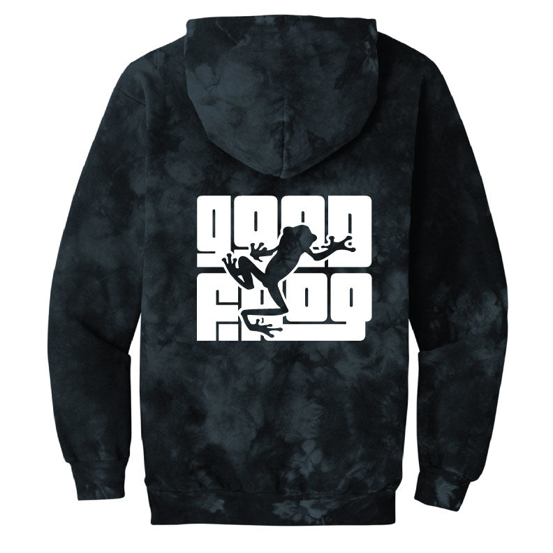 Crystal Tie-Dye Pullover Hoodie