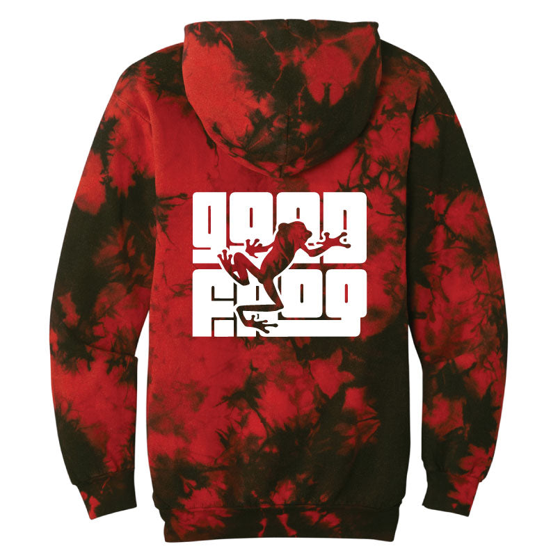 Crystal Tie-Dye Pullover Hoodie