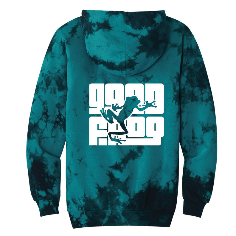 Crystal Tie-Dye Pullover Hoodie