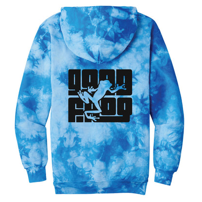 Crystal Tie-Dye Pullover Hoodie