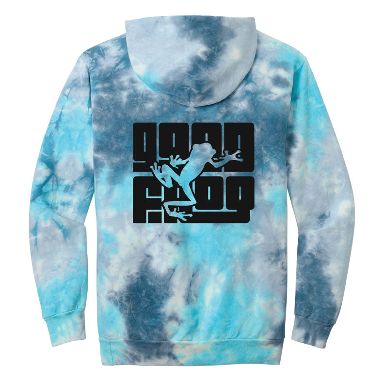 Crystal Tie-Dye Pullover Hoodie