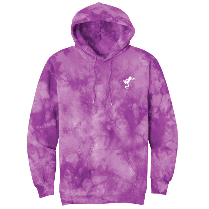 Crystal Tie-Dye Pullover Hoodie