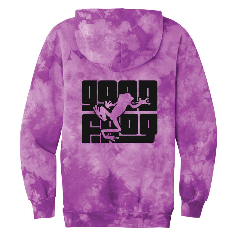 Crystal Tie-Dye Pullover Hoodie