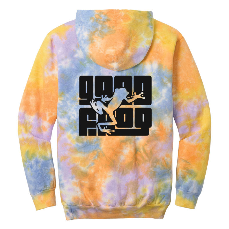 Crystal Tie-Dye Pullover Hoodie